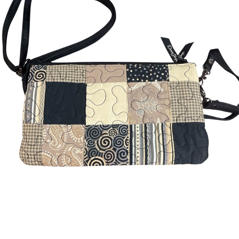 Patchwork Crossbody Bag By Donna Sharp - Black An… - image 3
